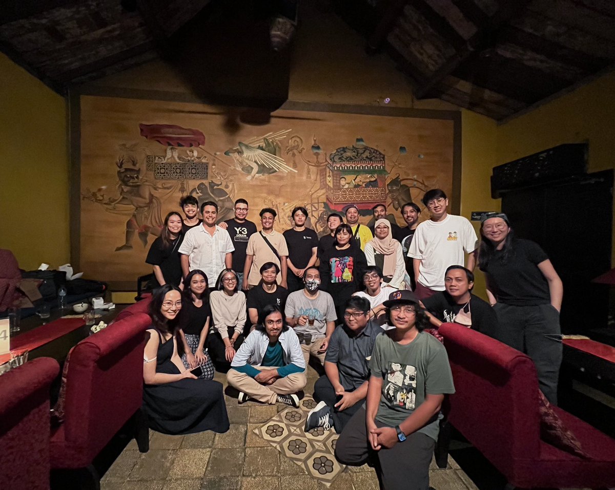 Community meetup in Jakarta, following Art Moments Jakarta 2022